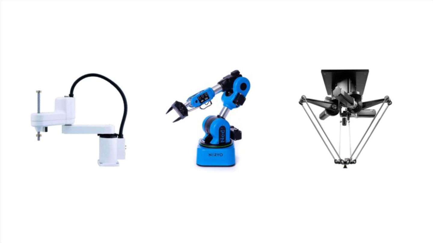Delta, Scara, robots à 6 axes : lequel est le meilleur pour l’enseignement ?