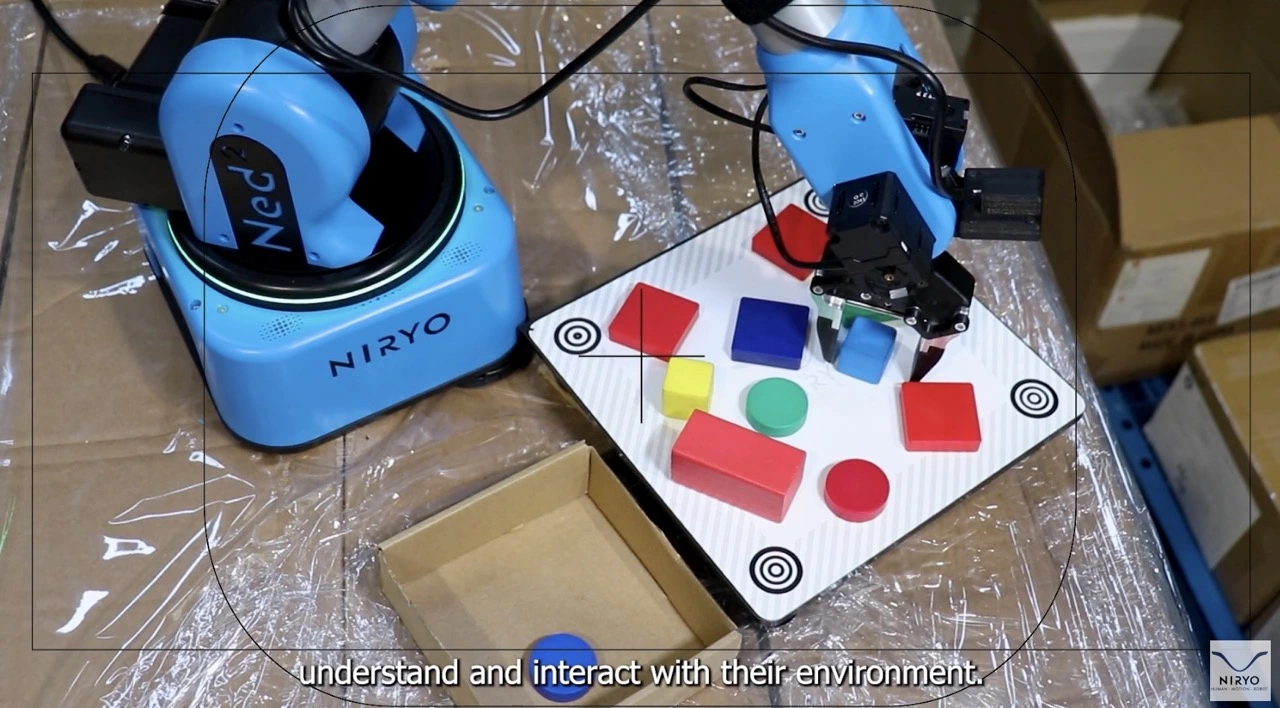 Perform simple pick and place with a collaborative robot