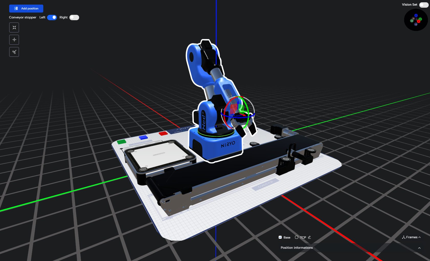 NiryoStudio Simulation